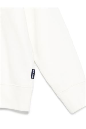 felpa in cotone bianco PALM ANGELS KIDS | PGBA013F25FLE0040330